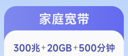 99元家庭宽带上