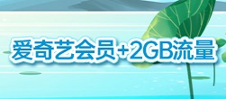 爱奇艺会员+2GB流量