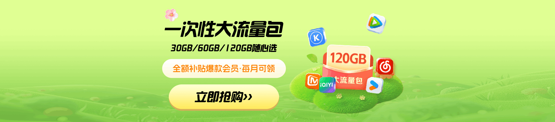 一次性大流量包